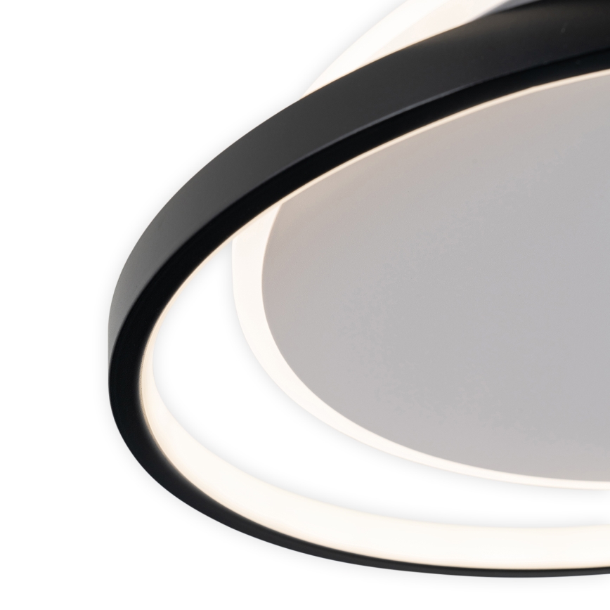 Brilagi - димируемо LED таванно осветително тяло FLARE LED/48W/230V 3000-6000K 39,5x45 cm бял/черен + дистанционно управление
