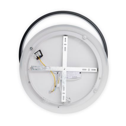 Brilagi - димируемо LED таванно осветително тяло FLARE LED/48W/230V 3000-6000K 39,5x45 cm бял/черен + дистанционно управление