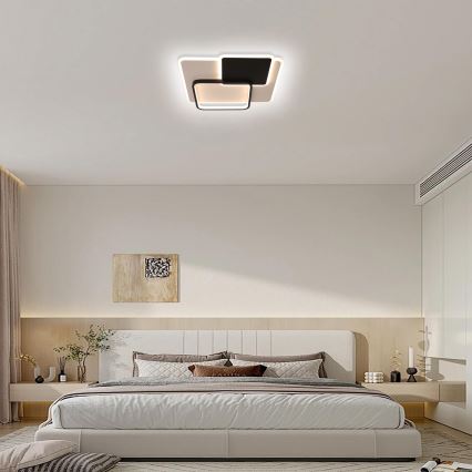 Brilagi - Димируема LED таванна лампа FLARE LED/64W/230V 45x45 cm 3000/4000/6000K + дистанционно управление