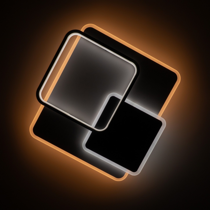 Brilagi - Димируема LED таванна лампа FLARE LED/64W/230V 45x45 cm 3000/4000/6000K + дистанционно управление