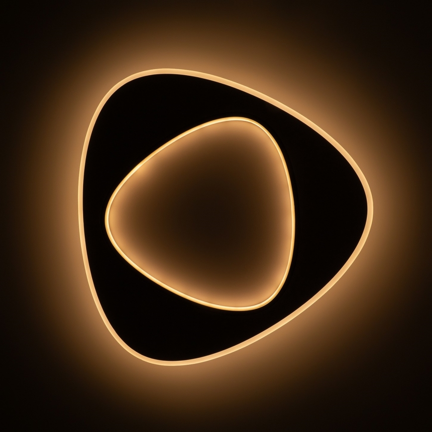 Brilagi - LED димируемо таванно осветително тяло FLARE LED/70W/230V 55x55 cm 3000/4000/6000K + дистанционно управление