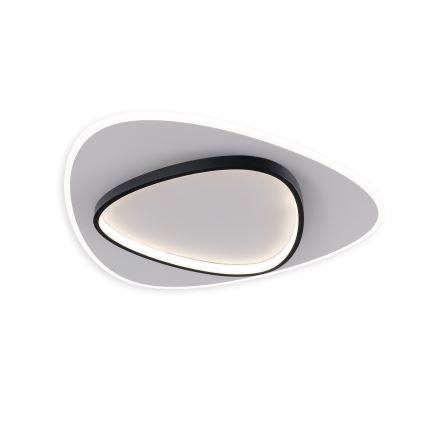 Brilagi - LED димируемо таванно осветително тяло FLARE LED/70W/230V 3000-6000K 55x55 cm бял/черен + дистанционно управление