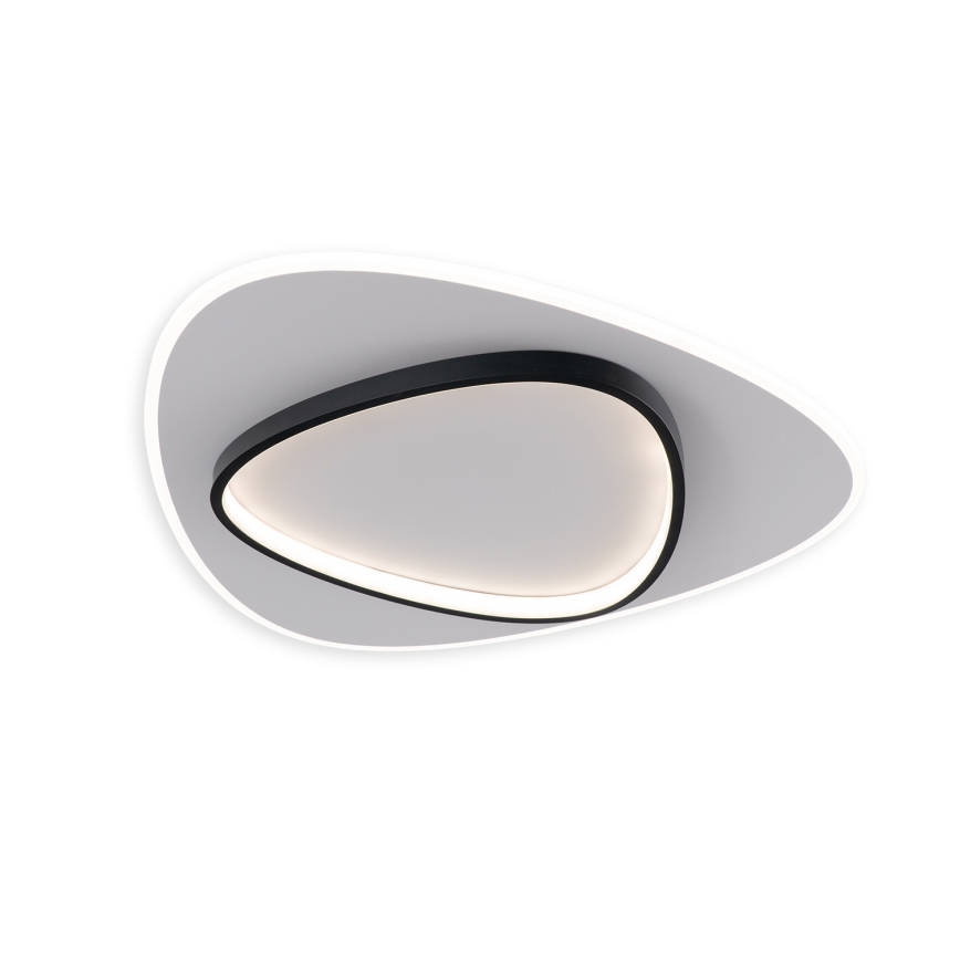 Brilagi - LED димируемо таванно осветително тяло FLARE LED/70W/230V 3000-6000K 55x55 cm бял/черен + дистанционно управление