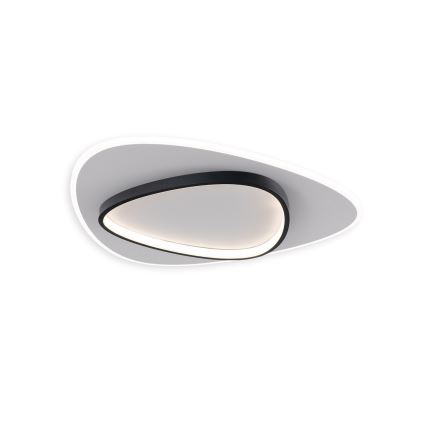 Brilagi - LED димируемо таванно осветително тяло FLARE LED/70W/230V 3000-6000K 55x55 cm бял/черен + дистанционно управление