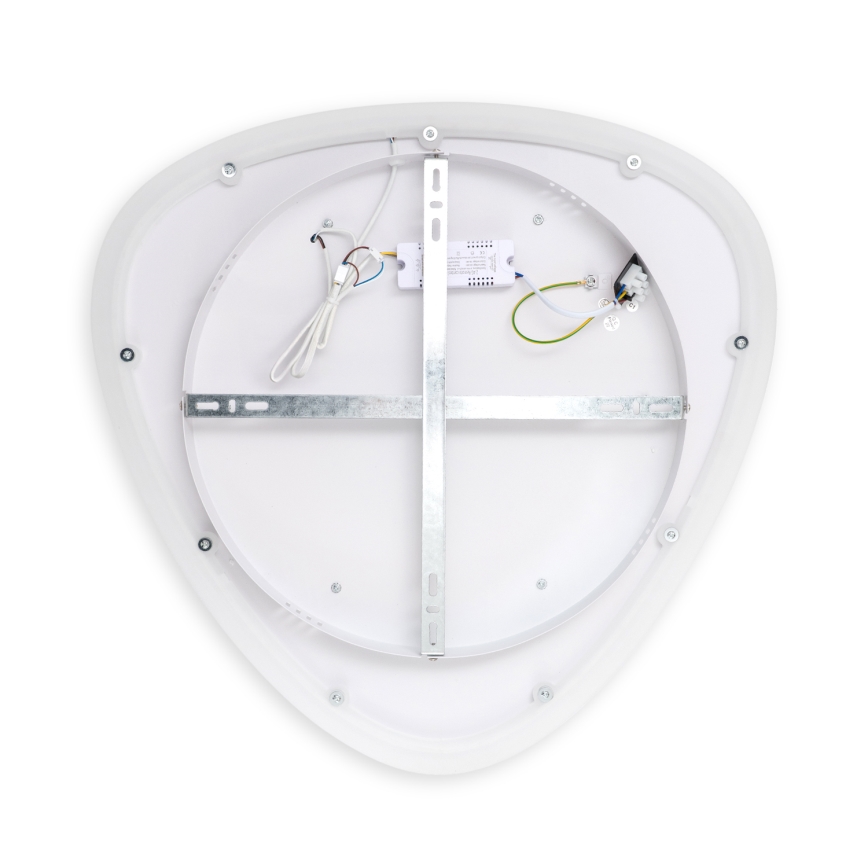 Brilagi - LED димируемо таванно осветително тяло FLARE LED/70W/230V 3000-6000K 55x55 cm бял/черен + дистанционно управление