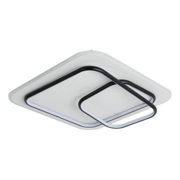 Brilagi - Димируемо LED таванно осветително тяло FLARE LED/81W/230V 3000-6000K 50x50 см бяло/черно + дистанционно управление