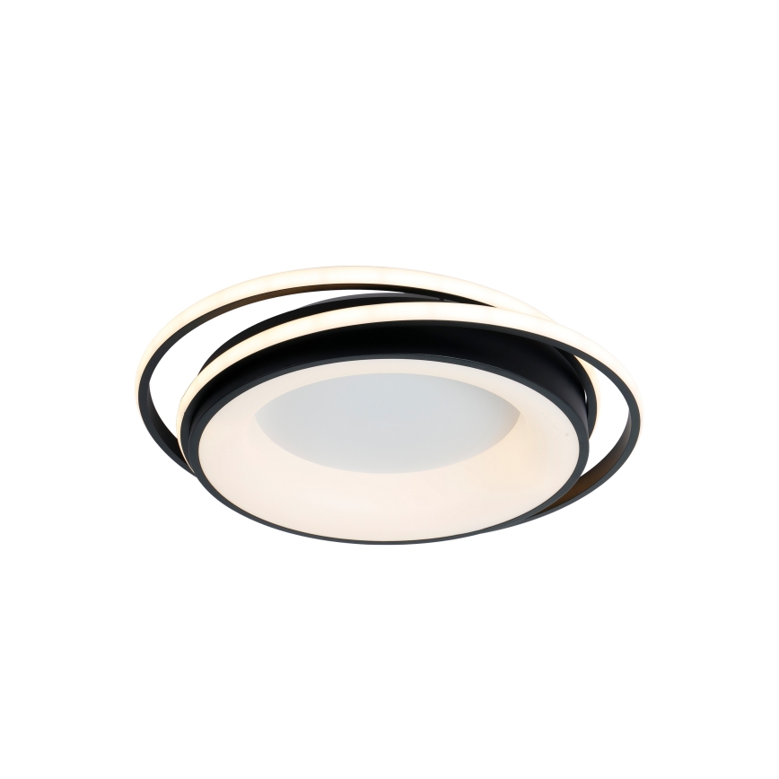 Brilagi - LED димируемо таванно осветително тяло FLARE LED/84W/230V 3000-6000K 47x51 cm черно + дистанционно управление