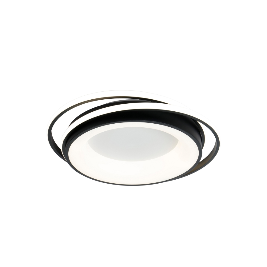 Brilagi - LED димируемо таванно осветително тяло FLARE LED/84W/230V 3000-6000K 47x51 cm черно + дистанционно управление