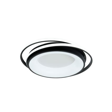 Brilagi - LED димируемо таванно осветително тяло FLARE LED/84W/230V 3000-6000K 47x51 cm черно + дистанционно управление