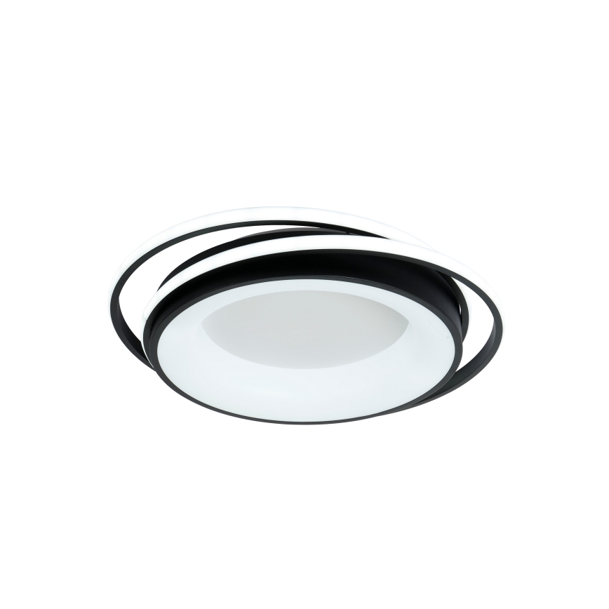 Brilagi - LED димируемо таванно осветително тяло FLARE LED/84W/230V 3000-6000K 47x51 cm черно + дистанционно управление