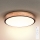 Brilagi - Димируемо LED таванно осветително тяло GLORIA LED/48W/230V 3000-6500K дъб диам. 40 см + дистанционно управление