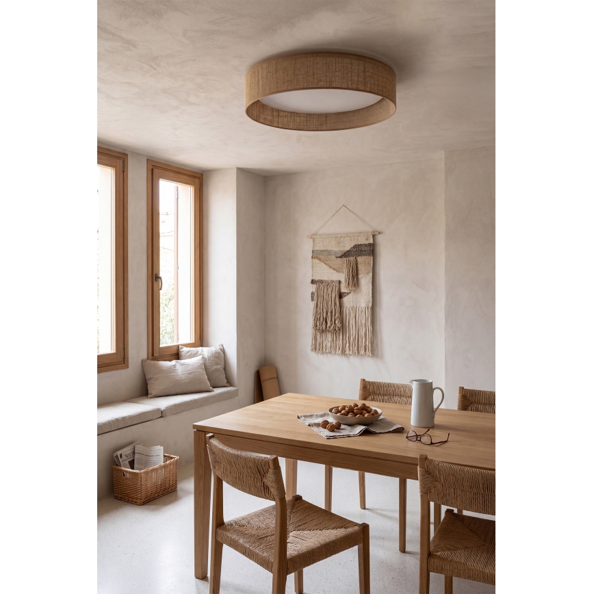 Brilagi - Димируемо LED таванно осветително тяло VELVET SMARTIX STARS LED/24W/230V 3000-6000K Ø 45 см бежово Wi-Fi Tuya Beacon + дистанционно управление