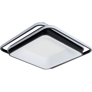 Brilagi - Димируемо LED таванно осветително тяло IRIS LED/102W/230V 3000-6000K 50x50 cm черно + дистанционно управление