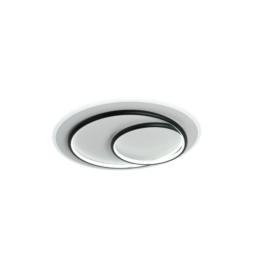 Brilagi - LED димируемо таванно осветително тяло IRIS LED/70W/230V 3000-6000K Ø 50 см бял/черен + дистанционно управление