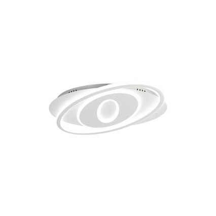 Brilagi - димируемо таванно осветително тяло IRIS LED/78W/230V 3000-6000K 37x49 cm бяло + дистанционно управление