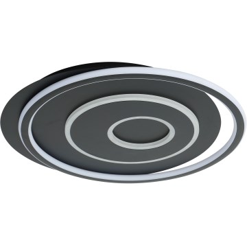 Brilagi - димируемо LED таванно осветително тяло IRIS LED/83W/230V 3000-6000K 46x50 cm черно + дистанционно управление