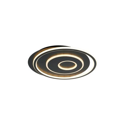Brilagi - димируемо LED таванно осветително тяло IRIS LED/83W/230V 3000-6000K 46x50 cm черно + дистанционно управление