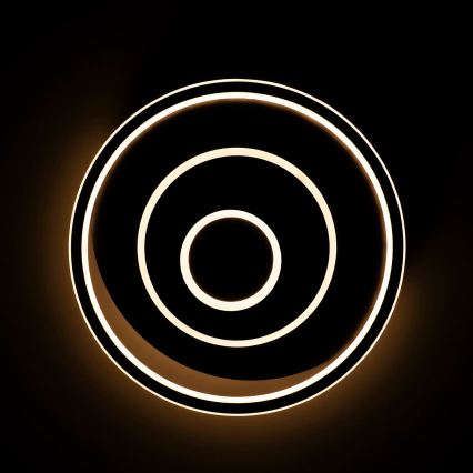 BRILAGI - димируемо LED таванно осветително тяло IRIS LED/83W/230V 3000-6000K 46x50 cm черно + дистанционно управление