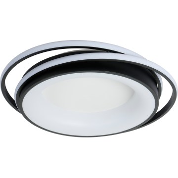 Brilagi - димируемо LED таванно осветително тяло IRIS LED/84W/230V 3000-6000K 47x51 см черно + дистанционно управление