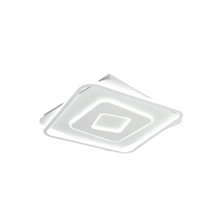 Brilagi - Димируемо таванно LED осветително тяло IRIS LED/98W/230V 3000-6000K 50x50 cm бяло + дистанционно управление