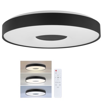Brilagi - димируемо LED таванно осветително тяло JAMIS LED/48W/230V 3000–6500K диаметър 39 см черно + дистанционно управление