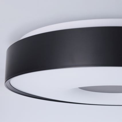 Brilagi - димируемо LED таванно осветително тяло JAMIS LED/48W/230V 3000–6500K диаметър 39 см черно + дистанционно управление