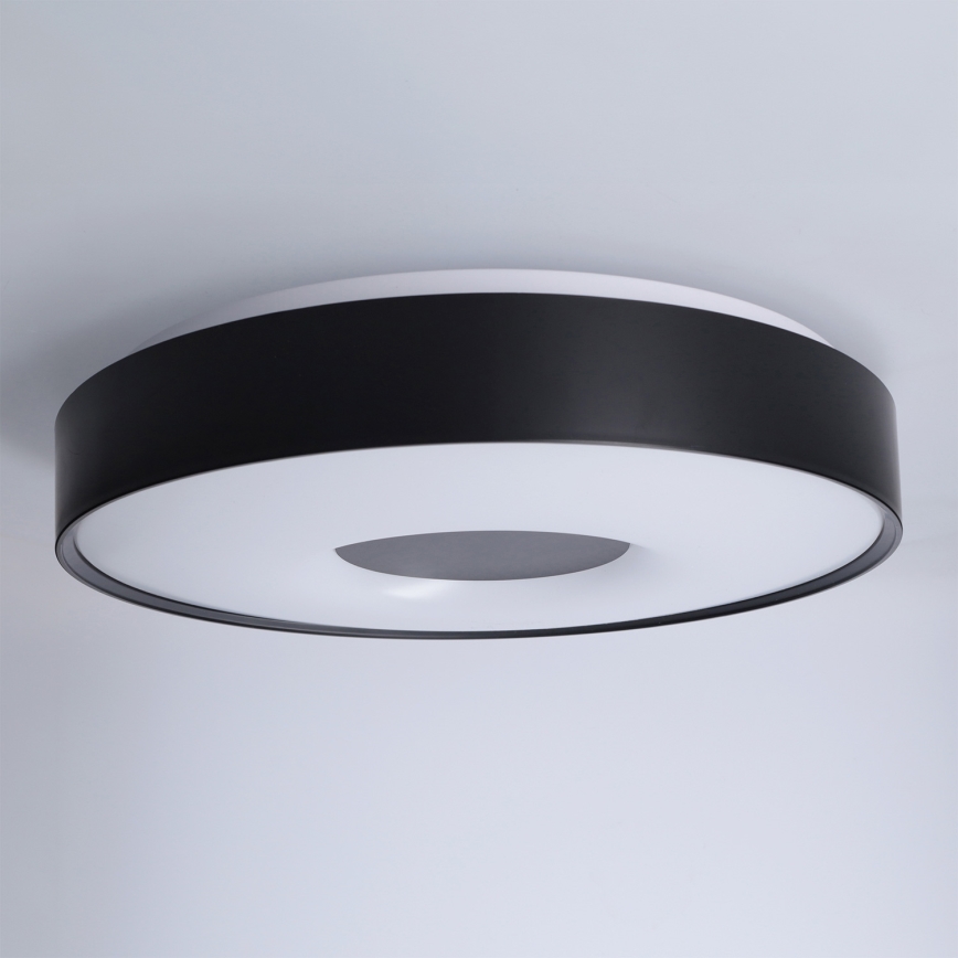 Brilagi - димируемо LED таванно осветително тяло JAMIS LED/48W/230V 3000–6500K диаметър 39 см черно + дистанционно управление