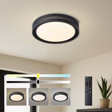 Brilagi - Димируемо LED таванно осветително тяло KREON LED/54W/230V 3000-6000K бяло Ø 38 см + дистанционно управление