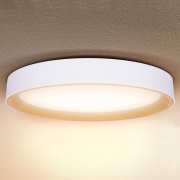 Brilagi - димируемо LED таванно осветително тяло LARIOS LED/72W/230V, бяло, Ø 59 см + дистанционно управление