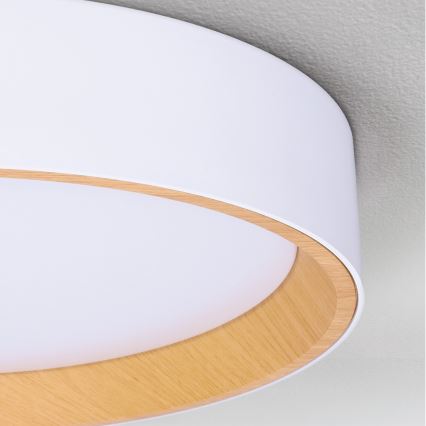 Brilagi - димируемо LED таванно осветително тяло LARIOS LED/72W/230V, бяло, Ø 59 см + дистанционно управление