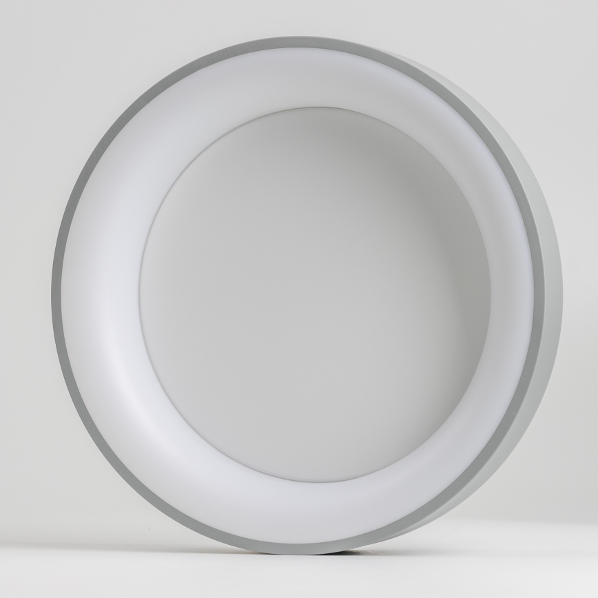 Brilagi - Димируем таванен LED плафон FALCON LED/40W/230V 3000-6500K Ø 45 см сив + дистанционно управление