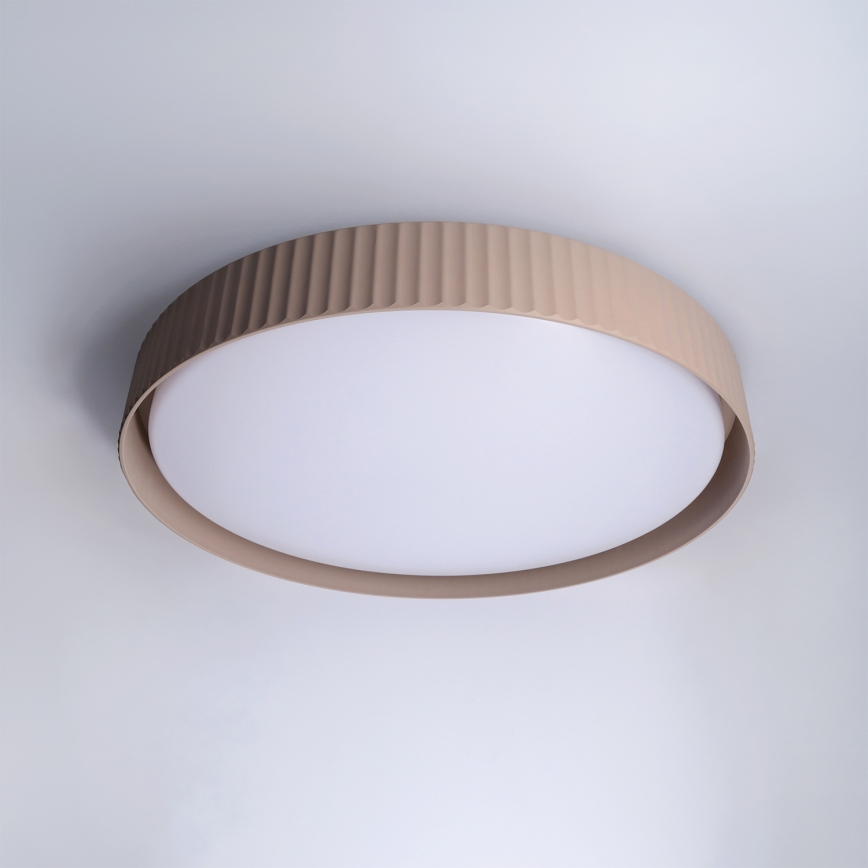 Brilagi - Димируем LED плафон LUCIA LED/60W/230V 3000-6500K диаметър 59 cm таупе + дистанционно управление