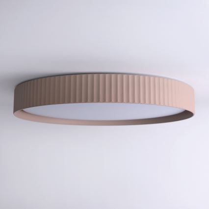 Brilagi - Димируем LED плафон LUCIA LED/60W/230V 3000-6500K диаметър 59 cm таупе + дистанционно управление