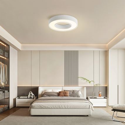 Brilagi - LED димируемо таванно осветително тяло LUMIX LED/48W/230V 3000-6000K бяло Ø 50 см + дистанционно управление