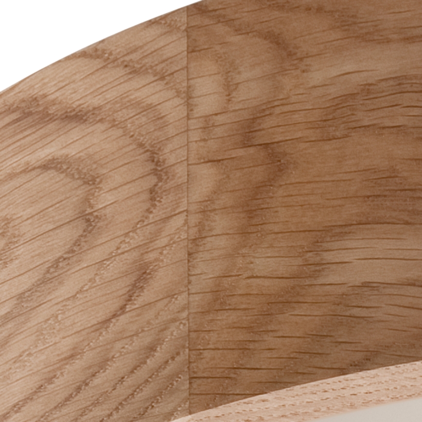 Brilagi - Димируемо LED таванно осветително тяло MANAROLA LED/24W/230V, диаметър 42 см, 3000-6500K, цвят дъб, с дистанционно управление