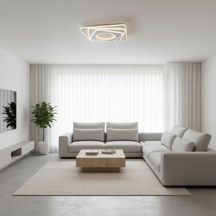 Brilagi - Димируемо таванно LED осветително тяло MODERN LED/100W/230V 3000-6000K 48x48 cm + дистанционно управление