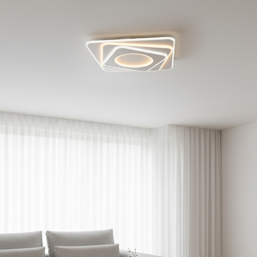 Brilagi - Димируемо таванно LED осветително тяло MODERN LED/100W/230V 3000-6000K 48x48 cm + дистанционно управление