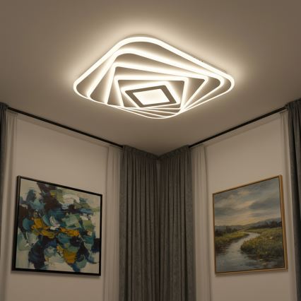 Brilagi - Димируемо LED таванно осветително тяло MODERN LED/210W/230V 3000-6000K 55x55 cm + дистанционно управление
