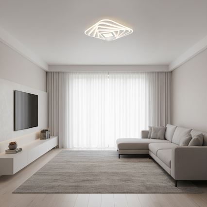 Brilagi - Димируемо LED таванно осветително тяло MODERN LED/210W/230V 3000-6000K 55x55 cm + дистанционно управление