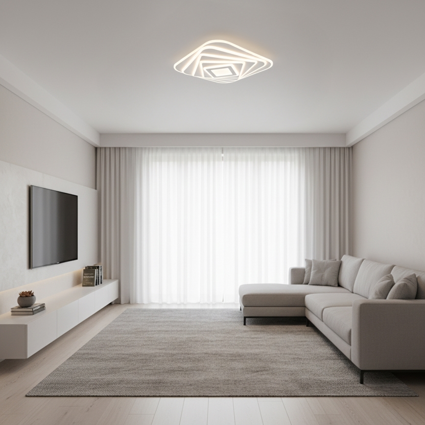 Brilagi - Димируемо LED таванно осветително тяло MODERN LED/210W/230V 3000-6000K 55x55 cm + дистанционно управление