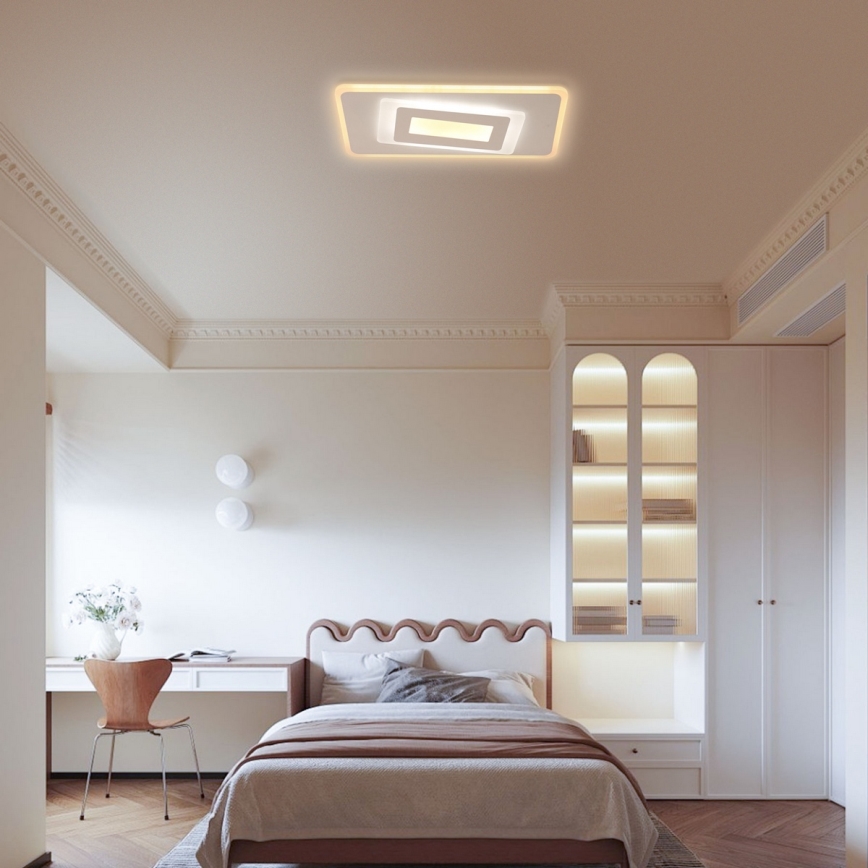 Brilagi - LED димируемо таванно осветително тяло MODERN LED/51W/230V 3000-6000K 20x40 см + дистанционно управление