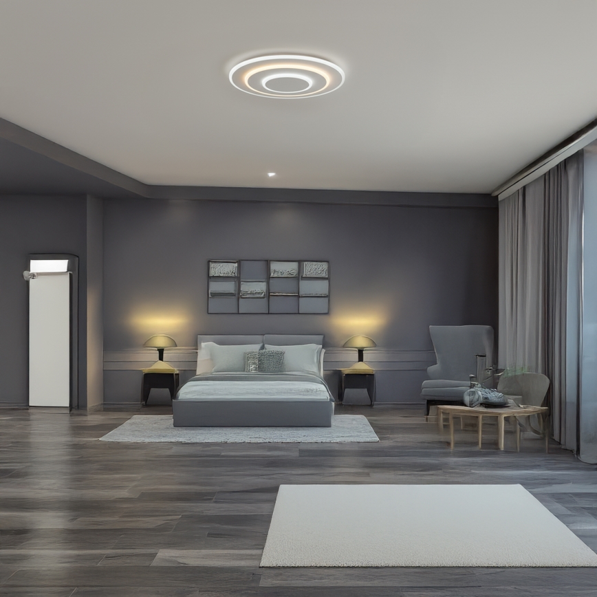 Brilagi - LED димируемо таванно осветително тяло MODERN LED/58W/230V 3000-6000K диаметър 46,3 cm + дистанционно управление