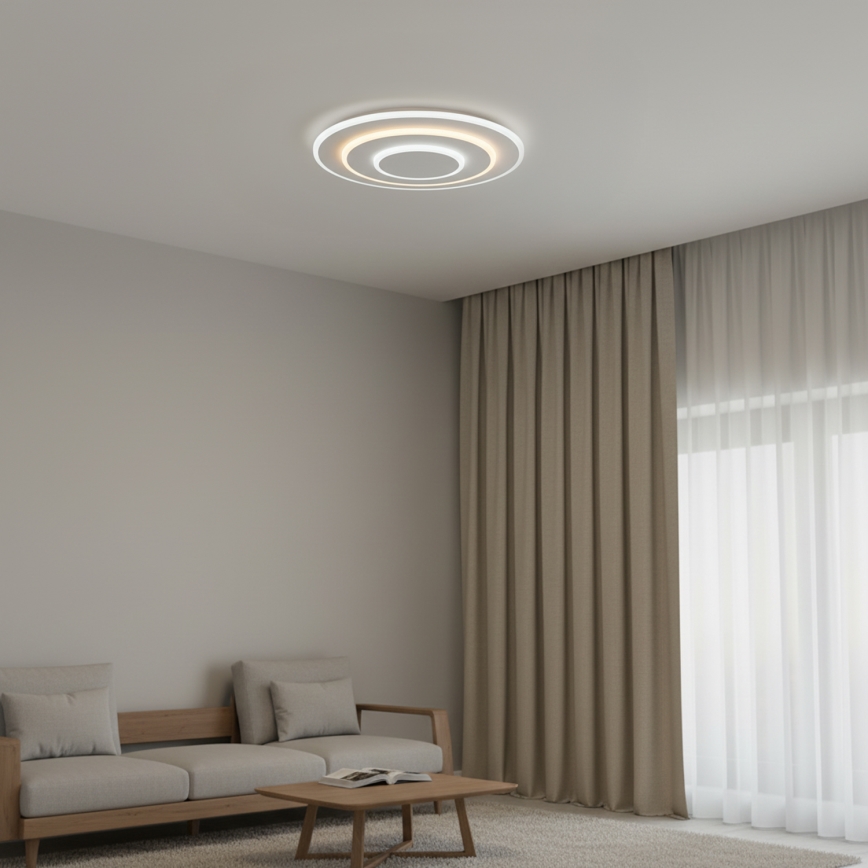 Brilagi - LED димируемо таванно осветително тяло MODERN LED/58W/230V 3000-6000K диаметър 46,3 cm + дистанционно управление