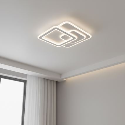 Brilagi - Димируемо таванно LED осветително тяло MODERN LED/80W/230V 3000-6000K 52,5x52,5 cm + дистанционно управление