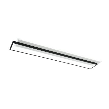 Brilagi - LED димируемо таванно осветително тяло OUTLINE LED/90W/230V 3000-6000K 18x100 cm бяло/черно + дистанционно управление