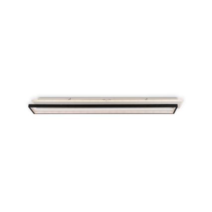 Brilagi - LED димируемо таванно осветително тяло OUTLINE LED/90W/230V 3000-6000K 18x100 cm бяло/черно + дистанционно управление