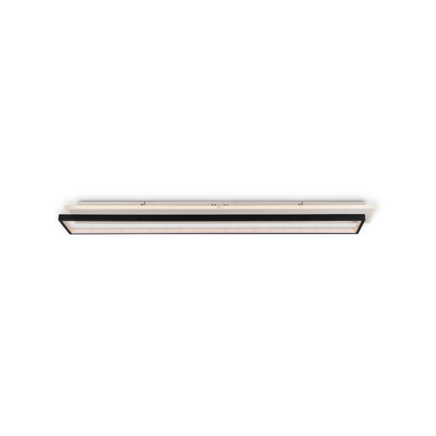 Brilagi - LED димируемо таванно осветително тяло OUTLINE LED/90W/230V 3000-6000K 18x100 cm бяло/черно + дистанционно управление