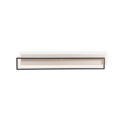 Brilagi - LED димируемо таванно осветително тяло OUTLINE LED/90W/230V 3000-6000K 18x100 cm бяло/черно + дистанционно управление