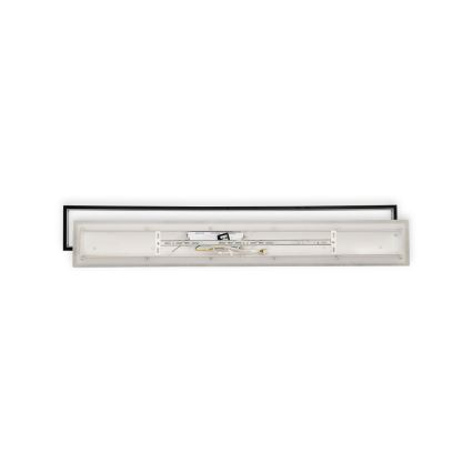Brilagi - LED димируемо таванно осветително тяло OUTLINE LED/90W/230V 3000-6000K 18x100 cm бяло/черно + дистанционно управление