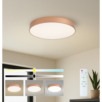 Brilagi - Димируемо LED таванно осветително тяло POOL LED/60W/230V 3000-6000K Ø 50 см бронзово + дистанционно управление